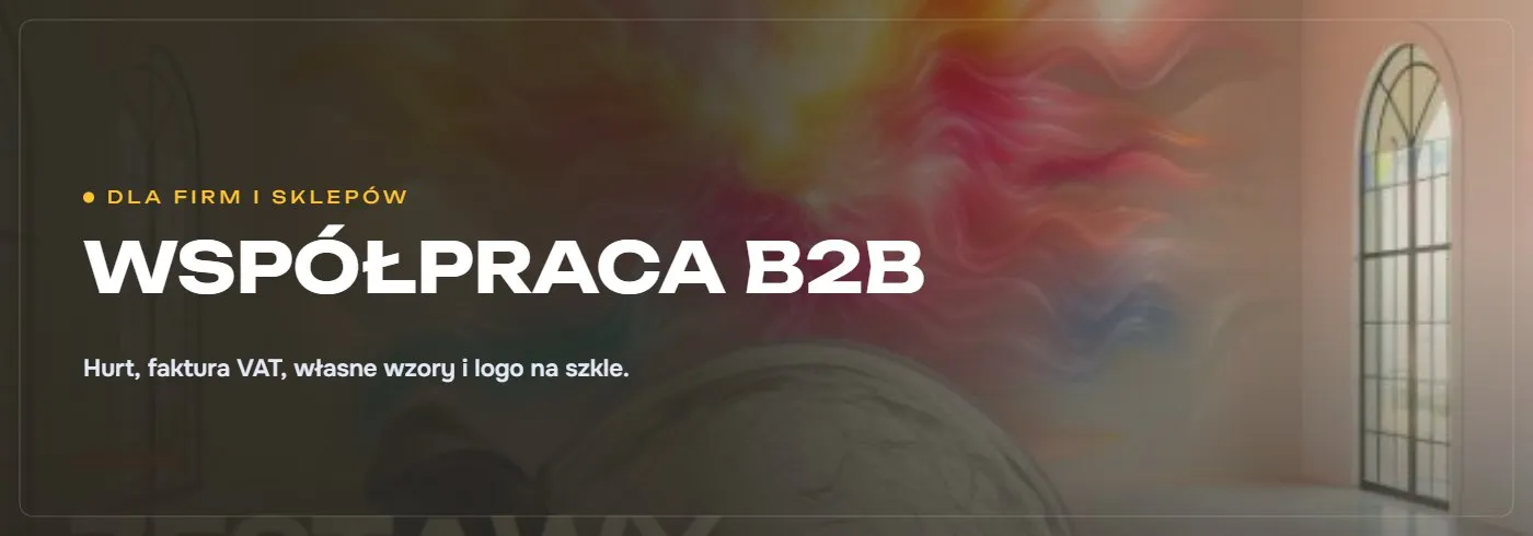 Współpraca B2B — hurt szkła Bianka Glass