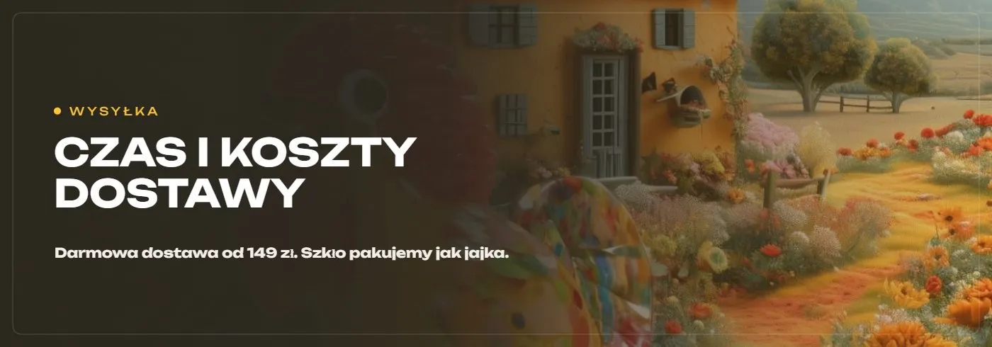 Czas i koszty dostawy szkła — darmowa dostawa od 149 zł, wysyłka w 24 h — Bianka Glass