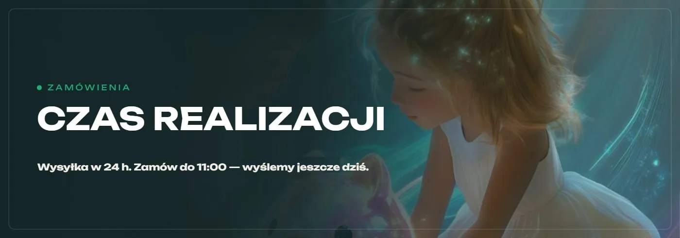 Czas realizacji zamówienia — wysyłka w 24 h, zamówienia do 11:00 wysyłamy tego samego dnia — Bianka Glass