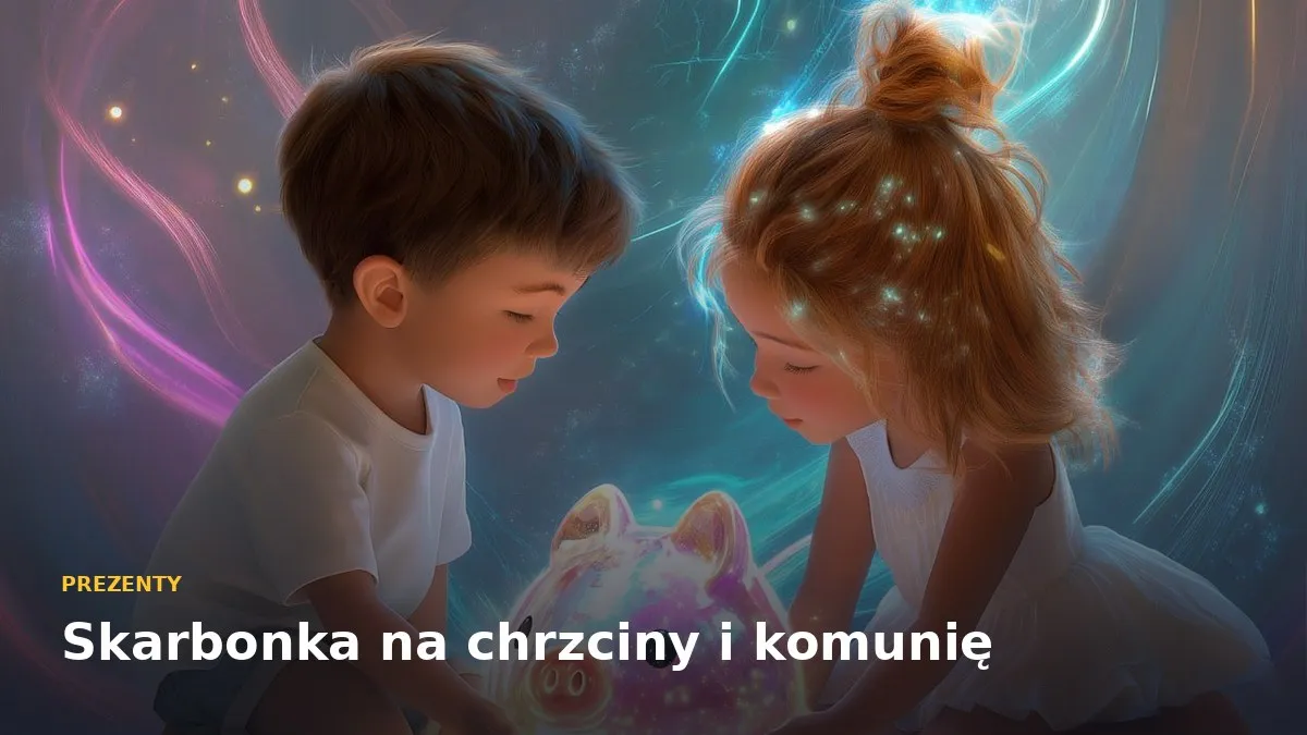 Skarbonka na chrzciny i komunię: ile włożyć i co napisać
