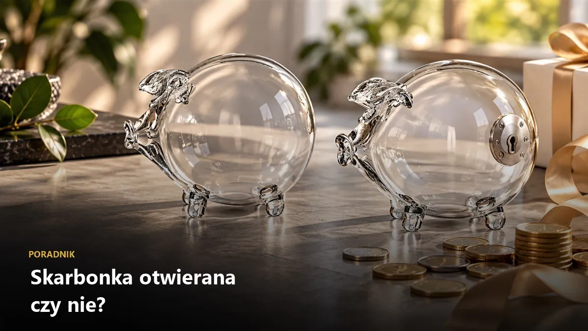 Skarbonka bez otwierania czy otwierana? Co wybrać dla dziecka i dorosłego