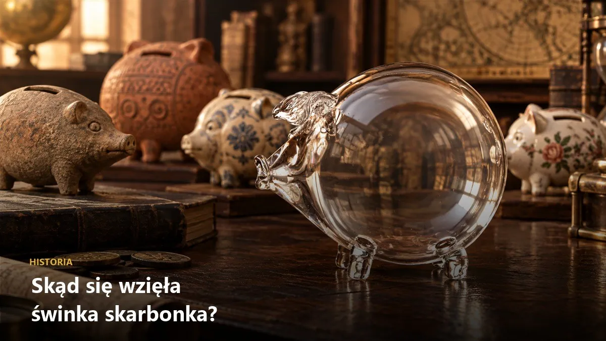 Skąd się wzięła świnka skarbonka? Historia, teorie i współczesne szkło