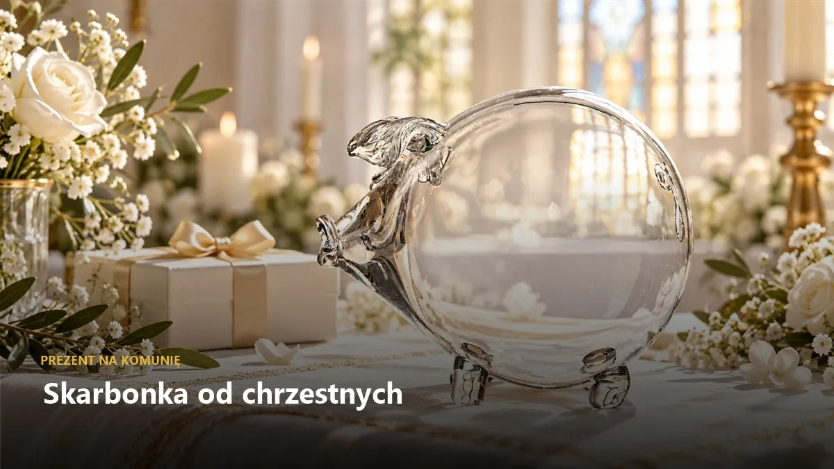 Skarbonka na komunię: pomysł na prezent od chrzestnych