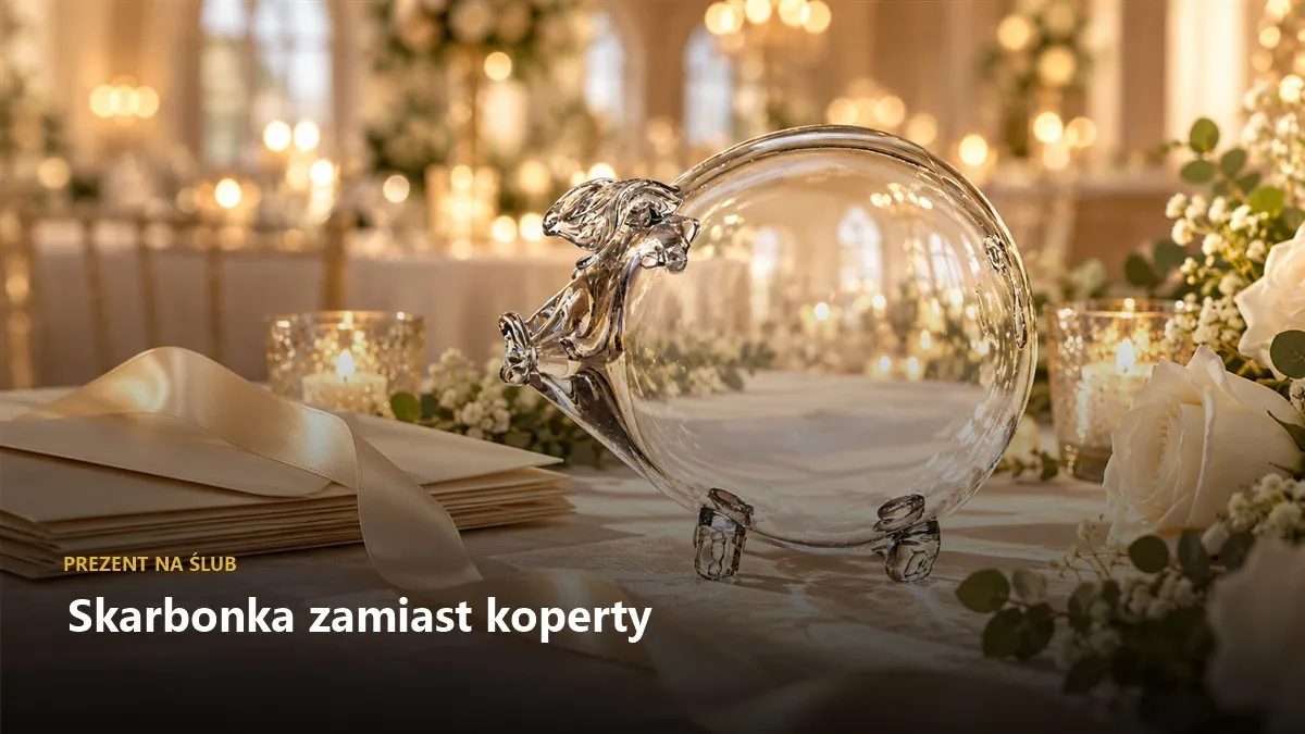 Skarbonka na ślub zamiast pudełka na koperty